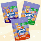 Get'ems! from Gerber, Snacks for Kids, Parmesan Space Crackers, Made with Real Veggies & Fruits, Iron & Vitamin E - 4 pack