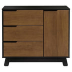 Babyletto Hudson Changing Table Dresser Combo w/Removable Tray - GREENGUARD Gold Certified 3-Drawer Baby Dresser with Table Top & Side Cabinet - Diaper Changing Station for Nursery, Easy to Assemble