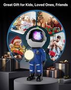 Rossetta Astronaut Galaxy Projector, Star Projector for Bedroom, LED Night Light for Kids Room with Timer and Remote, Room Decor Aesthetic, Home Decor, Gifts for Adults, Teens, Christmas, Birthday