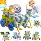 SMILESSKIDDO STEM Toys for Kids 8-13 Years Old, 36-in-1 Robotics Kit with Solar Power & Sensors, 434 Pieces Learning & Education Science Kits, Birthday Gift Idea for Boys and Girls