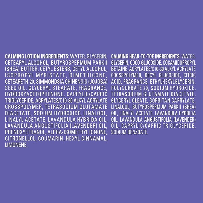 Jergens Baby Duo for a Calming Routine, Head to Toe Liquid Baby Wash and Calming Lotion, Value Gift Pack