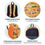 Wildkin 16-inch Kids Backpack – Durable, Padded & Spacious School Bag for Boys & Girls - Under Construction