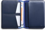 Bellroy Passport Cover (slimline travel wallet/pouch with card slots and space for cash plus travel documents) - Navy