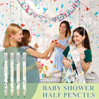 Tinlade 60 Pcs Sage Green Baby Shower Golf Pencils with Erasers Small Kids Sharpened Mini Pencils for School in Bloom Baby Shower Supplies