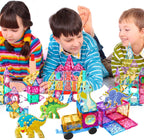 Jasonwell 110PCS Magnetic Tiles Building Blocks Set for Boys Girls Preschool Educational Magnet Construction Kit Stacking STEM Toys Christmas Birthday Gifts for Kids Toddlers 3 4 5 6 7 8 9 + Year Old