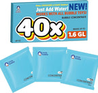 Uncle Bubble Concentrated Bubble Solution (up to 6L/1.6 Gallons) Regular Bubbles for Bubble Machine, Bubble Gun, Bubble Wands, Bubble Mower, Bubble Juice Refills. Make 3L/0.8 Gallons for Giant Bubble