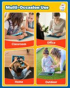 TEKFUN Large Screen 12inch LCD Writing Tablet with Anti-Lost Stylus, Erasable Doodle Board No Mess Drawing Pad, Car Trip Travel Toys for Kids, Birthday Gift for 3 4 5 6 7 Girls Boys