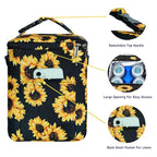 Breastmilk Cooler Bag with Ice Pack Fits 4 Baby Bottles Up to 9 Ounce Insulated Baby Bottle Bag Breast Milk Cooler on The Go with Strap Baby Bottle Cooler Bag for Nursing Mom Daycare or Travel