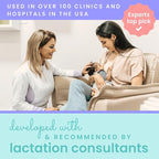 LaVie™ Lactation Massager with Warming for Breastfeeding | Breast Massager with Heat and Vibration for Clogged Ducts, Improved Milk Flow, and Engorged Breast Relief | Increase Milk Supply