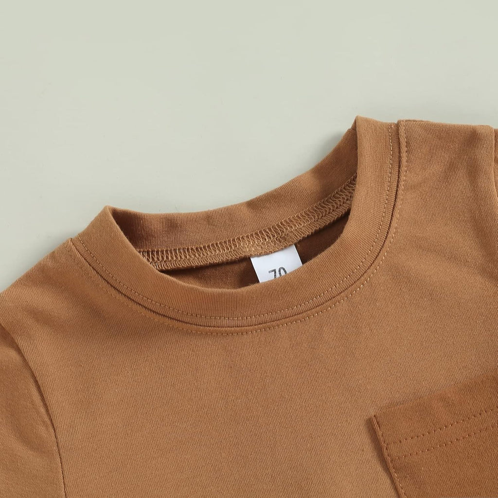 Mubineo Infant Toddler Baby Boy Summer T Shirt Shorts Outfits Short Sleeve Tee Tops Clothes Set