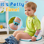 Potty Training Watch for Toddlers & Kids with Countdown, Flashing Lights, Fun Music or Vibration Alerts - Waterproof Interactive Toilet Training Reminder for Boys & Girls Ages 2-9