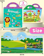 Reusable Sticker Book for Toddlers 2-4 Years, Stickers for Kids, Toddler Sticker Book Ages 1-3, Toddler Craft Activities, Toddlers Travel Toys Ages 2+ Boy Girl Birthday Gifts