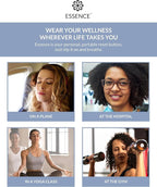 Essence Wearable Aromatherapy Nasal Diffuser – Energy Blend Essential Oil Nose Ring – Personal Scent Clip for Travel, Work & Everyday Use – Made in USA (3 Pack)