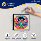 Magnetic Wooden Jigsaw Puzzles with Frame - Wooden Animal Puzzle for Adults 200 Piece - Rompecabezas para Adultos - Living Room Wall Decoration - Original Christmas Birthday Gift (Romantic Birds)