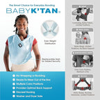 Original Baby K'tan Baby Carrier: #1 Easy Pre-Wrapped, Soft, Slip-On, No Rings, No Buckles | 5 in 1 Baby Sling Gift | The Best Hands Free Infant Wrap For Newborn to Toddler up to 35lb (See Size Chart)