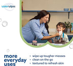 WaterWipes Sensitive+ Baby & Toddler Wipes, 3-In-1 Cleans, Cares, Protects, 99.9% Water, Textured Clean, Unscented & Hypoallergenic, 1080 Count (18 Packs)