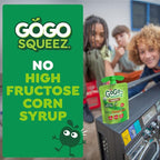 GoGo squeeZ Organic Applesauce and Fruit Puree Apple Strawberry, 3.2 oz (Pack of 48), Unsweetened Organic Fruit Snacks for Kids, Gluten Free, Nut Free and Dairy Free, Recloseable Cap, BPA Free Pouches