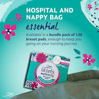 Lil-Lets Nursing Pads – 120 Individually Wrapped, Ultra-Thin, Absorbent & Fragrance-Free – Comfort & Protection for Nursing Moms Postpartum –Maximum Adhesion for Leak & Chafing Nipple Protection