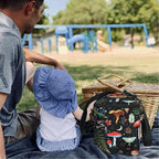 Breastmilk Cooler Bag with Ice Pack Fits 4 Baby Bottles Up to 9 Ounce Insulated Baby Bottle Bag Breast Milk Cooler on The Go with Strap Baby Bottle Cooler Bag for Nursing Mom Daycare or Travel