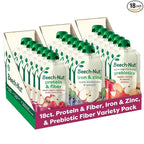 Beech-Nut Baby & Toddler Food Pouches Variety Pack, Protein & Fiber/Iron & Zinc/Prebiotic Fiber Fruit & Veggie Purees, 3.5 oz (18 Pack)