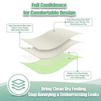 wegreeco Nursing Breast Pads (14 Pack)+Laundry Bag & Travel Storage Bag, 2 Sizes: 3.9/4.7inch - Washable & Reusable Breastfeeding Nursing Pads (Passion, Large, Daytime Use)