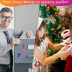 MAGMEN Classic Magnetic Fidget Toy Figures for Kids 3-8 & Toddlers |20 Mix Colors Multipurpose Magnets Set for Travel, Airplane Play, Desk & Stocking Stuffer Gifts.