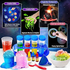 250 Experiments Kits for Kids, Science S.T.E.M Projects Scientific Toys for Boys Girls Gifts Ideas Birthday Christmas, Erupting Volcano, Planet, Bouncy Ball,Chemistry Scientist Set
