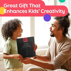 Large Magnetic Drawing Board for Kids & Toddlers with Beads and Magnet Stylus Pen - Magnetic Tablet Toy for Airplane & Car Ride Activities for Kids