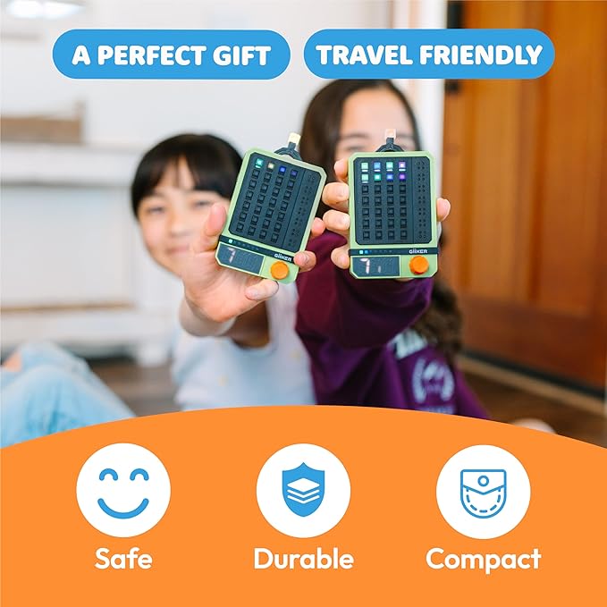 GiiKER Super Decoder, 600-Level Code-Breaking Puzzle Game for 1-2 Players, Handheld Games for Kids and Adults, Birthday Gift for Boys and Girls, Travel Games for Road Trip