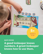 SimplyFun Math Room - Educational Game - Quick Thinking & Fun Games for Kids Ages 5 & Up - Fast Solving Addition & Subtraction Game - 2 to 4 Players