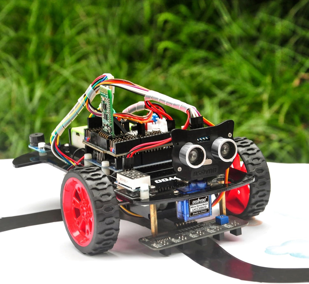OSOYOO Smart Robot Car kit for Arduino to Learn Programming and Get Hands on Experience of Robotic Assembly for Adults and Youths