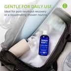 Truremedy Naturals Eucalyptus Rosemary Body Wash - Therapeutic and Relaxing Body Wash for Men and Women - Hydrating and Soothing Shower Gel - Organic Eucalyptus, Rosemary, Jojoba, Aloe - 12oz