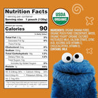 Earth's Best Organic Yogurt Smoothie Pouches, 24+ Months, Fruit Yogurt Smoothie for Toddlers 24 Months and Up, Banana Peach, 4.2 Ounce Resealable Pouch (Pack of 12)