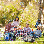 Bubble Machine Portable Bubble Machine for Kids with 2 Fans,Plug in or Battery Operated Bubble Blower,20000+ Bubbles Per Minute Bubbles for Outdoor Wedding Birthday Halloween