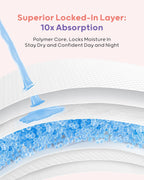 Nuliie Super Absorbent & Featherlight Disposable Nursing Pads 100 Count, Stay Dry, Soft & Breathable Breast Pads for Leaking Milk, Leakproof, Individually Packaged Breastfeeding Essentials for Moms