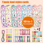 FUNiOi Bracelet Making Kit for Girls 8-10 12 Year Old - DIY Friendship Bracelets Crafts Toys for Kids Ages 6, 7+, Cool Birthday Gift Idea - Cute Squirrel Appearance Bracelet String Maker