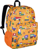 Wildkin 16-inch Kids Backpack – Durable, Padded & Spacious School Bag for Boys & Girls - Under Construction