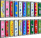 20 Pcs Harmonica for Kids Birthday Party Favor Musical Instrument, Return Gift Cartoon Double Row Harmonica Bulk Toy for Kids Party Favors Goodie Bags Stuffers & Operation Christmas Child Items