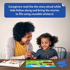 Skillmatics Activity Kit - Creative Storytelling & Skill Building with 150+ Reusable Stickers, Educational, Mess-Free Fun, Preschool & Kindergarten Toy, Gifts for Kids Ages 3, 4, 5, 6, 7