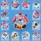 Mini Fidget Toys, Colorful Idea Fidget Dodecagon Toys for Adults and Children Help Relief Stress,Anxiety,ADHD,Autism,Promotes Focus and Relaxing (Colorful Fireworks Patterns)