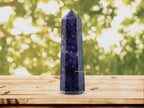 Amazing Gemstone Large Lepidolite Crystal Towers ~ Natural Healing Crystal Point Obelisk for Reiki Healing and Crystal Grid (5.5 to 6 INCH)