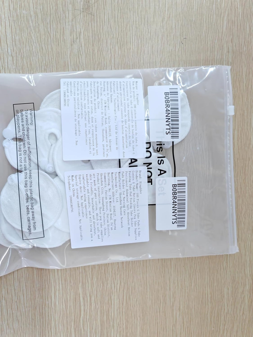 100 Pieces G Tube Pads G Tube Button Covers Peg Feeding Supplies Feeding Pads Holder Peritoneal Abdominal Soft Absorbent Button Covers Holder for Nursing Care