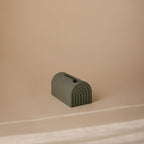 mushie Bath Spout Cover | Soft Silicone Bathtub Faucet Safety Guard for Kids | Universal Fit (Dried Thyme)