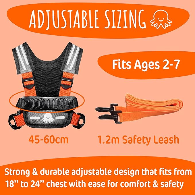Hobble De Hoo Child Safety Harness | Premium Adjustable Toddler & Kids Harness Ages 2–7 | Autism Support