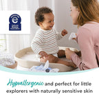 Hypoallergenic & strong Baby Wipes with 99% Water, Unscented & Plastic-free, 8 resealable Packs (576 Wipes Total)
