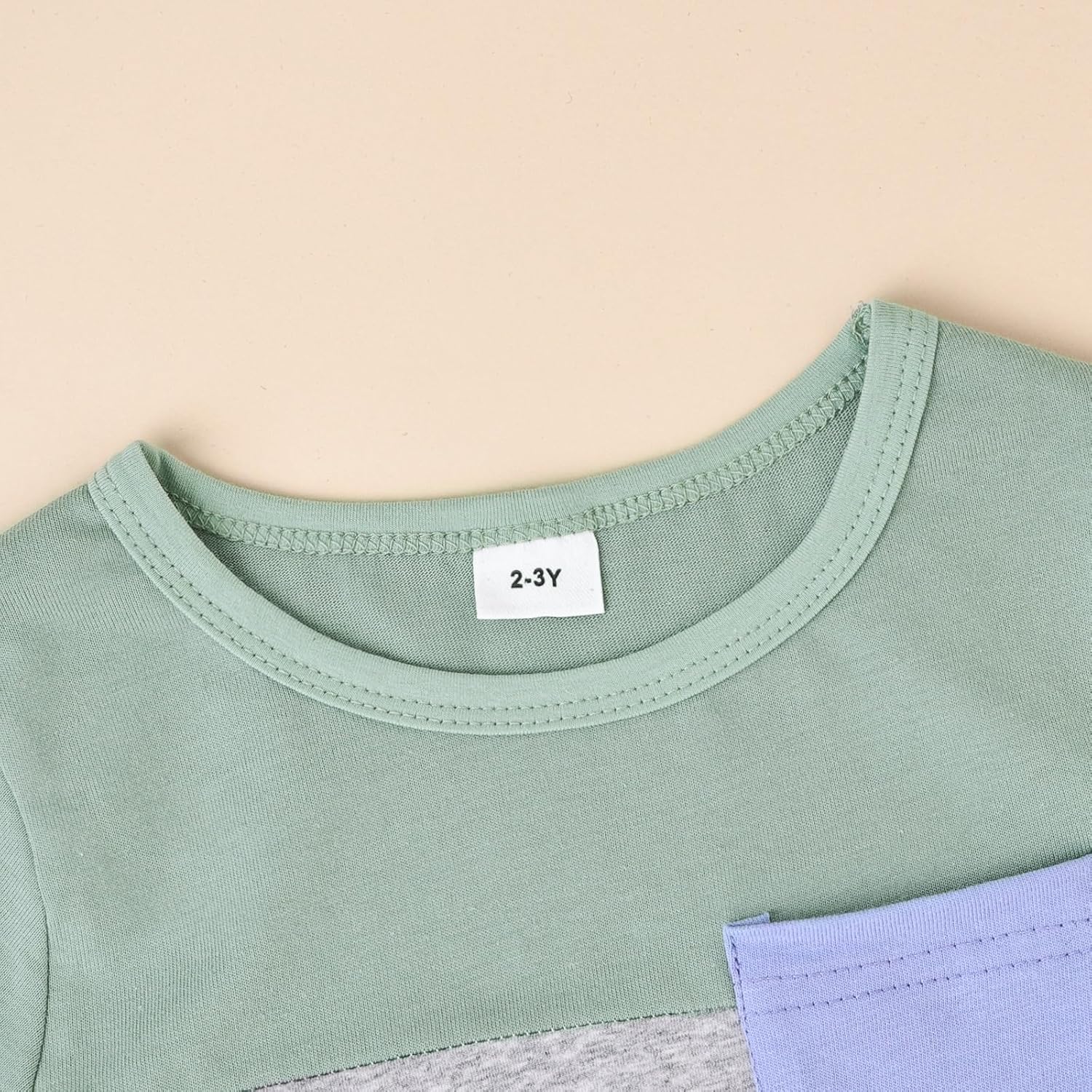 Baby Boy Clothes Toddler Boy Summer Outfits Short Sleeve Patchwork Top T-shirt & Pocket Pant Set 2 Piece 12 Months-4T