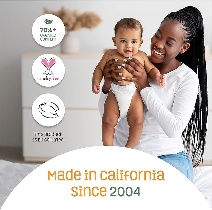 Nature's Baby 3 in 1 Baby Shampoo, Body Wash and Face Wash, Formulated for Problem and Sensitive Skin, No Sulfate or Artificial Fragrances, Vanilla Tangerine, 16 oz