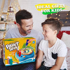 Arts and Crafts for Kids Ages 4-8,Paint Spin Art Machine Kit,Art Craft Set for 6-9 Year Old,Cool Painting Spinner Toys Kits Set,Art Supplies Birthday Gifts for Boy Girl Ages 6 7 8 9 10 11 12 Green