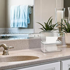 Baby Wipes Dispenser, Wipe Holder & Freshness Keeper - Easy to Open, Large Capacity (Silver)