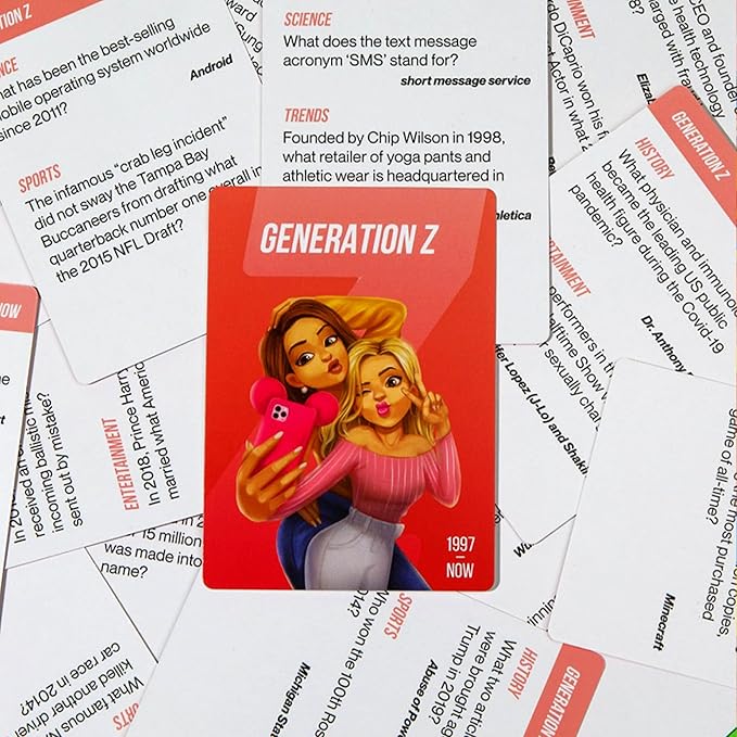 QUOKKA OK Boomer Family Generation Game Volume II - Board Game for Family Night - Trivia Card for Adults and Families - Fun Party Millennials vs Boomers for Ages 15+